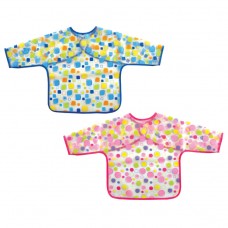 Luvable Friends Printed Long Sleeve Smock