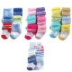 Luvable Friends  6-Pack Newborn Baby Socks in Washbag 