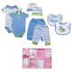 Luvable Friends 8-Piece Grow With Me Baby Clothing Gift Set