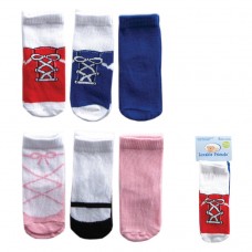 Luvable Friends 3 pack Shoe Socks