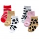 Luvable Friends 3pk Animal Print Socks