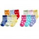 Luvable Friends 6pk Fun Stripe Combo Socks