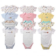 Luvable Friends 4-Pack Pastel Bodysuits 