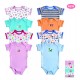 Luvable Friends 4-Pack Bright Bodysuits 