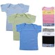 Luvable Friends 3-Pack Plain Colors Slip-on Shirts