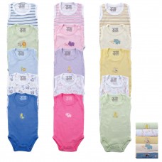 Luvable Friends 5-Pack Lightweight Sleeveless Bodysuits 