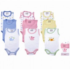 Luvable Friends 3-Pack Sleeveless Bodysuit