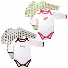 Luvable Friends 2 Long Sleeve Bodysuits