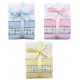 Luvable Friends 4 Pack Flannel Receiving Blanket Set