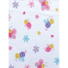 Luvable Friends Garden Fitted Crib Sheet