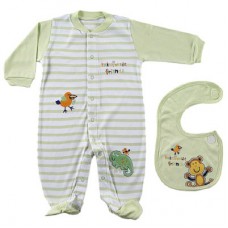 Hudson Baby Rainforest Sleep N Play & Bib