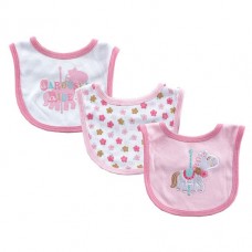 Hudson Baby Carousel Horse 3-Pack Bib