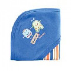 Hudson Baby Little Monsters Hooded Receiving Blanket 