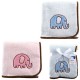 Hudson Baby Elephant Applique Fleece Blanket