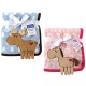Hudson Baby Coral Fleece 3-D Animal Blanket