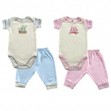 Hudson Baby Touched by Nature Organic Bodysuit & Pant