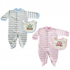 Hudson Baby Touched by Nature Organic Sleep N Play & Bib