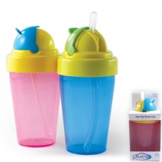 Nutria Flip-Top Straw Sipper 12oz